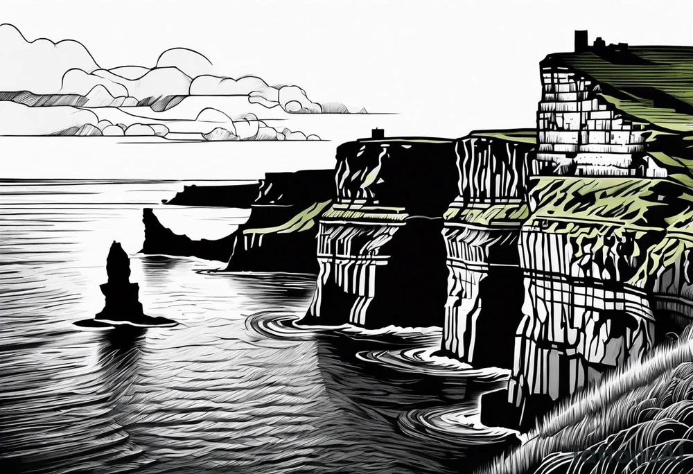 Cliffs of Moher tattoo idea