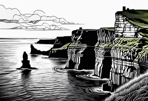 Cliffs of Moher tattoo idea