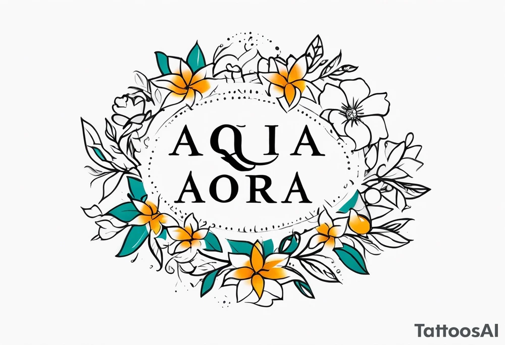 "aqui y ahora" spanish message tattoo idea