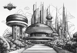 Tomorrowland 2024 based on the town Boom tattoo idea