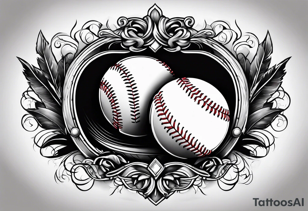 Baseball Fan tattoo idea