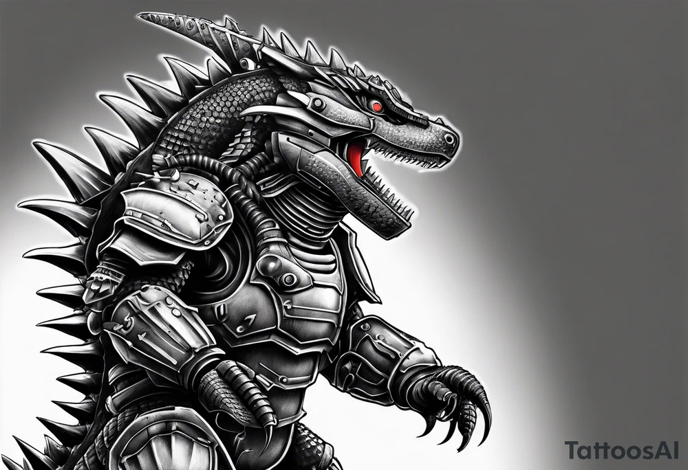 Mechagodzilla tattoo idea