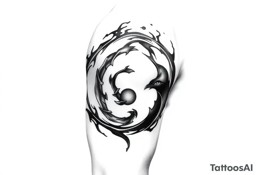 Naruto yin and yang tattoo idea