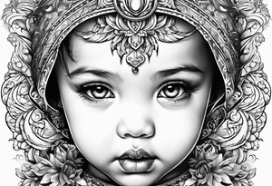 05 baby tattoo idea