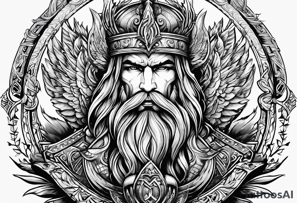 Victory or valhalla tattoo idea