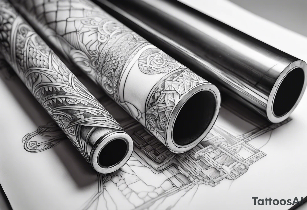 pipe layer, work hard, tattoo idea