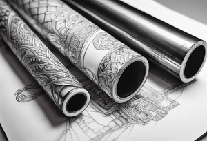 pipe layer, work hard, tattoo idea