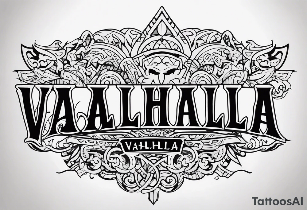 Valhalla tattoo idea