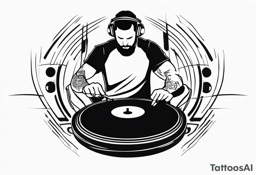 DJ NIGHT tattoo idea