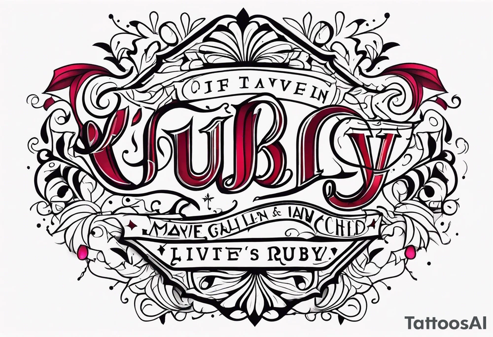 Ruby tattoo idea