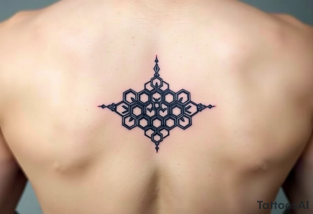 Honey comb tattoo idea