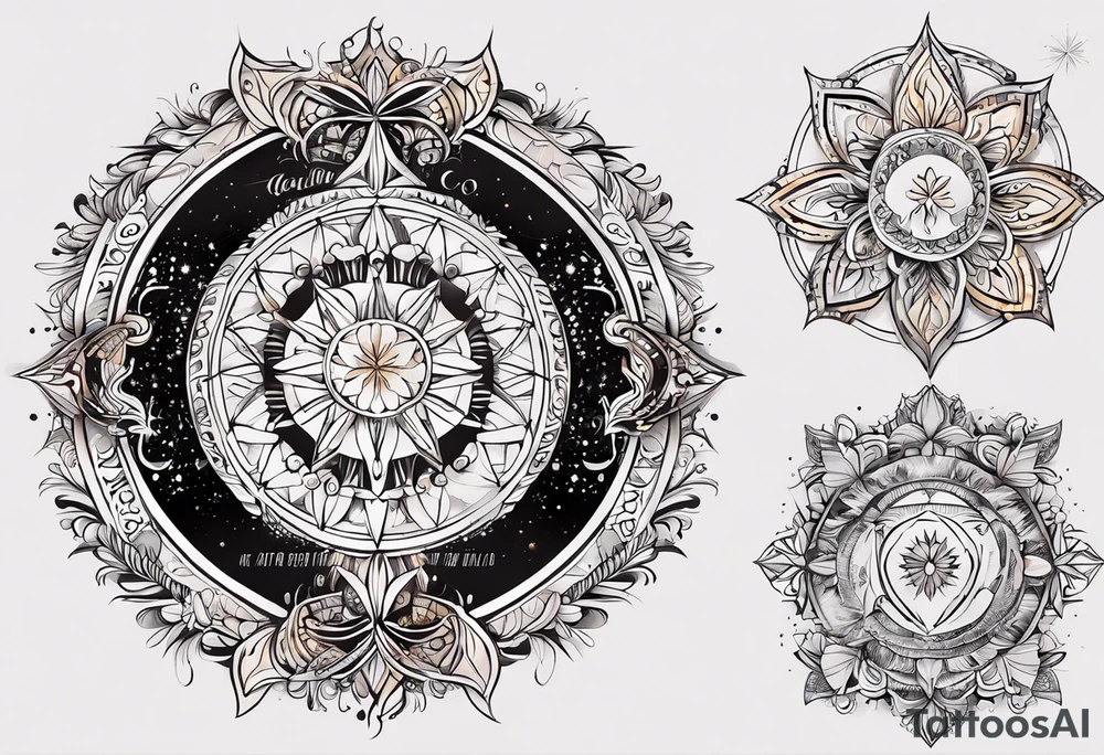 "You are a beloved of the universe. You are
as beautiful as the sunrise and as ancient
as the stars. You are a spark of divine love
in human form. Through you goodness &
light flow into this world. Bless you." Quote as a tattoo tattoo idea