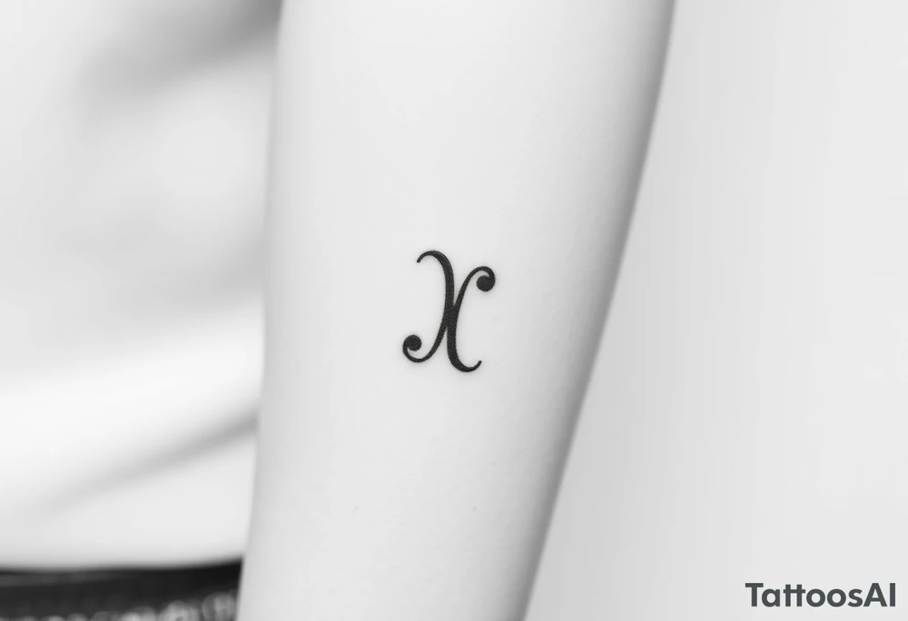 semicolon symbol tattoo idea