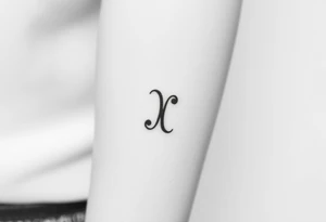 semicolon symbol tattoo idea