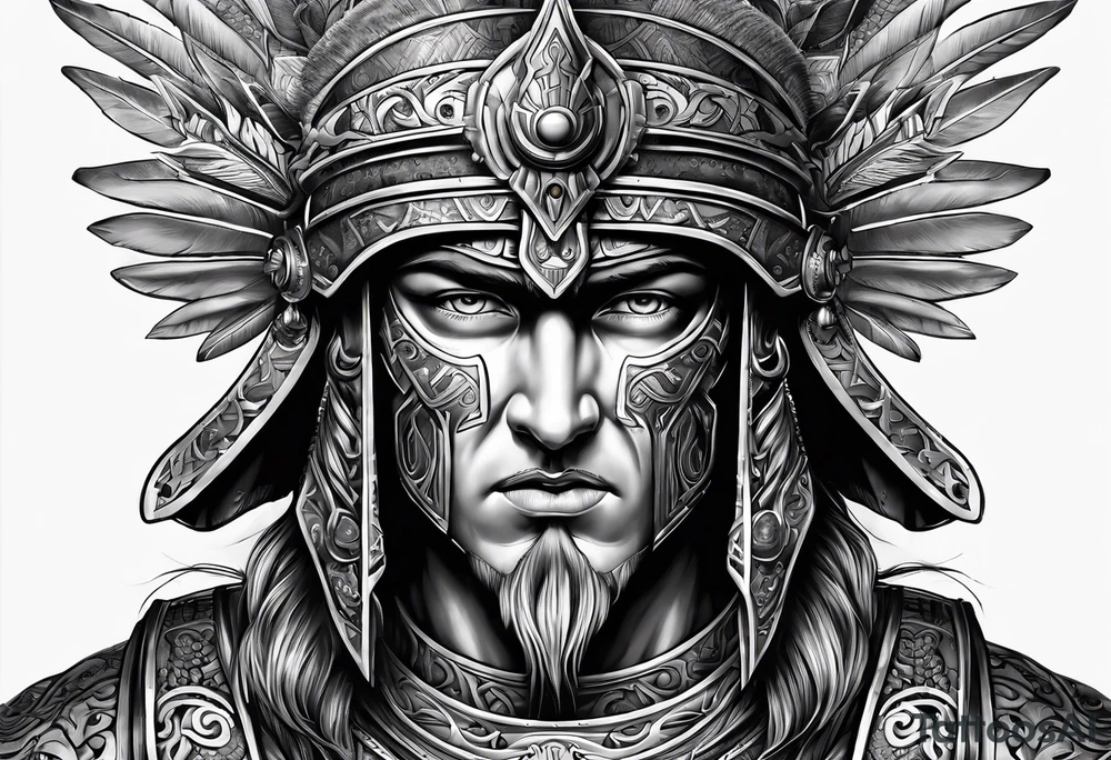 gift of life,  greek warrior tattoo idea
