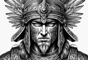 gift of life,  greek warrior tattoo idea