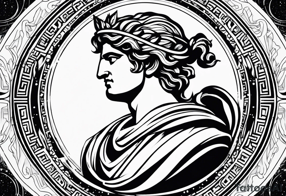 GREEK GOD APOLLO tattoo idea