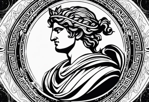 GREEK GOD APOLLO tattoo idea