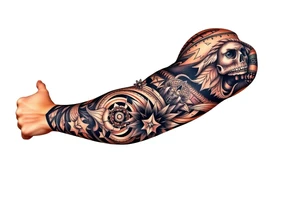 travel tattoo idea