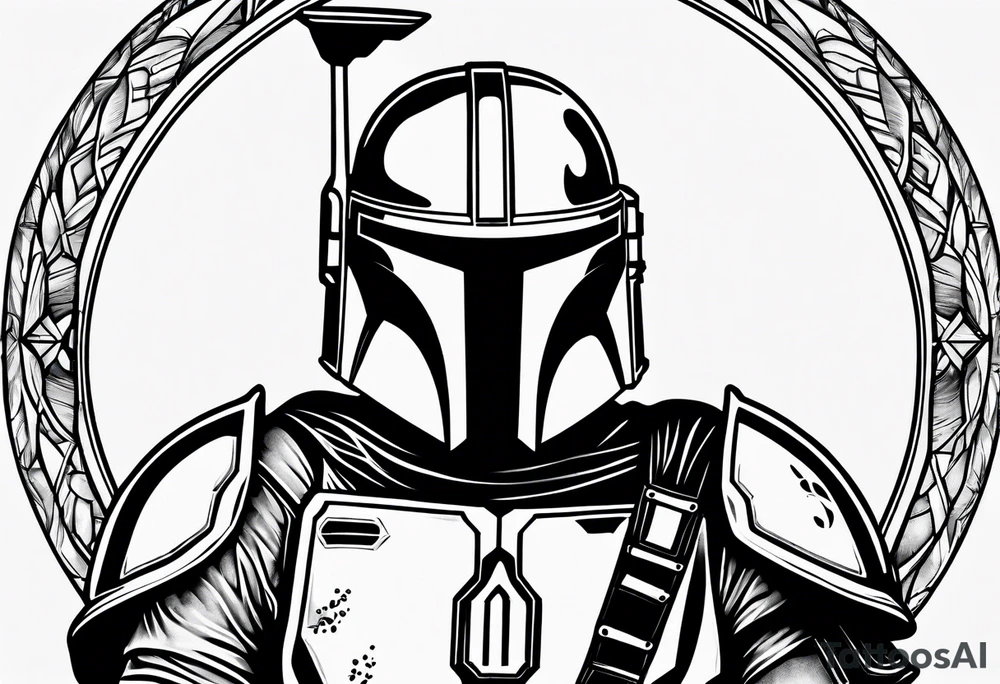 Mandalorian tattoo idea