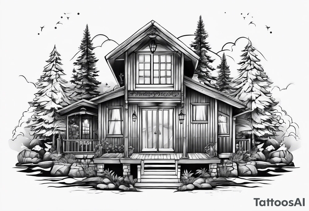 North Lights tattoo idea