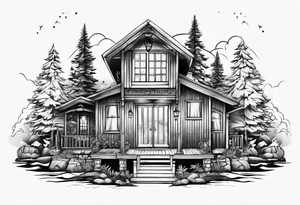 North Lights tattoo idea