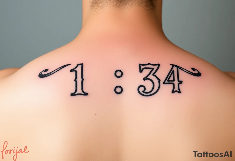 2 game fives with numbers 1,3,4 showing tattoo idea