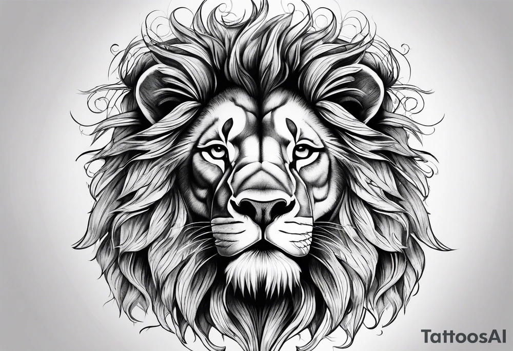 Lion tattoo idea