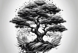 metal tree, forearm tattoo tattoo idea