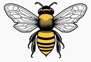bumble bee tattoo idea