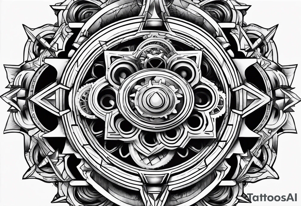 cogwheel tattoo idea