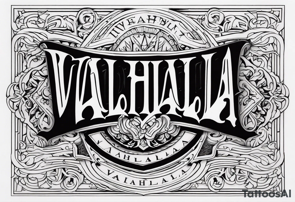 Valhalla heaven tattoo idea