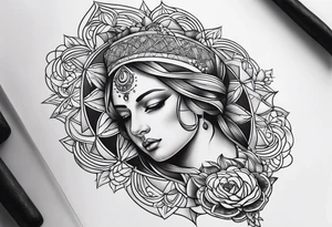 Família e Deus tattoo idea