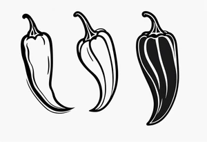 chili pepper tattoo idea