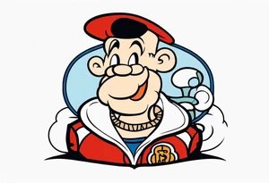 Popeye tattoo idea