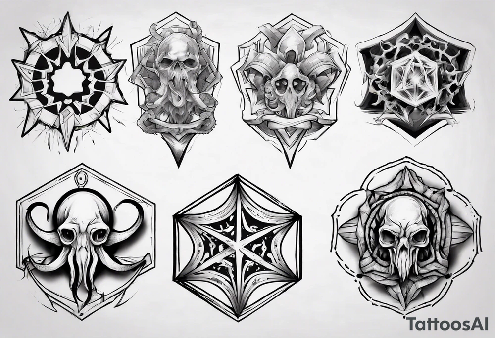 Octogons tattoo idea