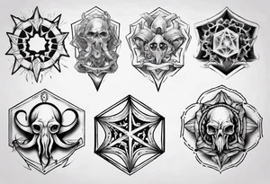 Octogons tattoo idea