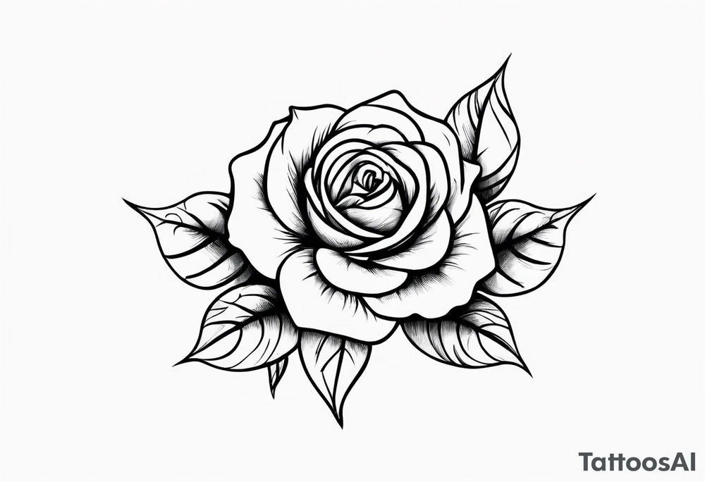 Gothic Rose tattoo idea