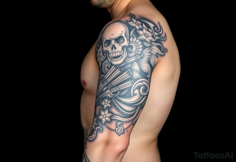 call of duty simon ghost riley tattoo idea