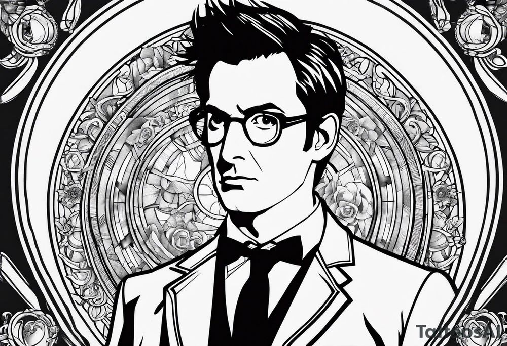Doctor who 10th doctor tattoo idea
