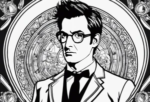 Doctor who 10th doctor tattoo idea
