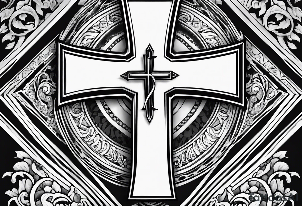 Cross tattoo idea