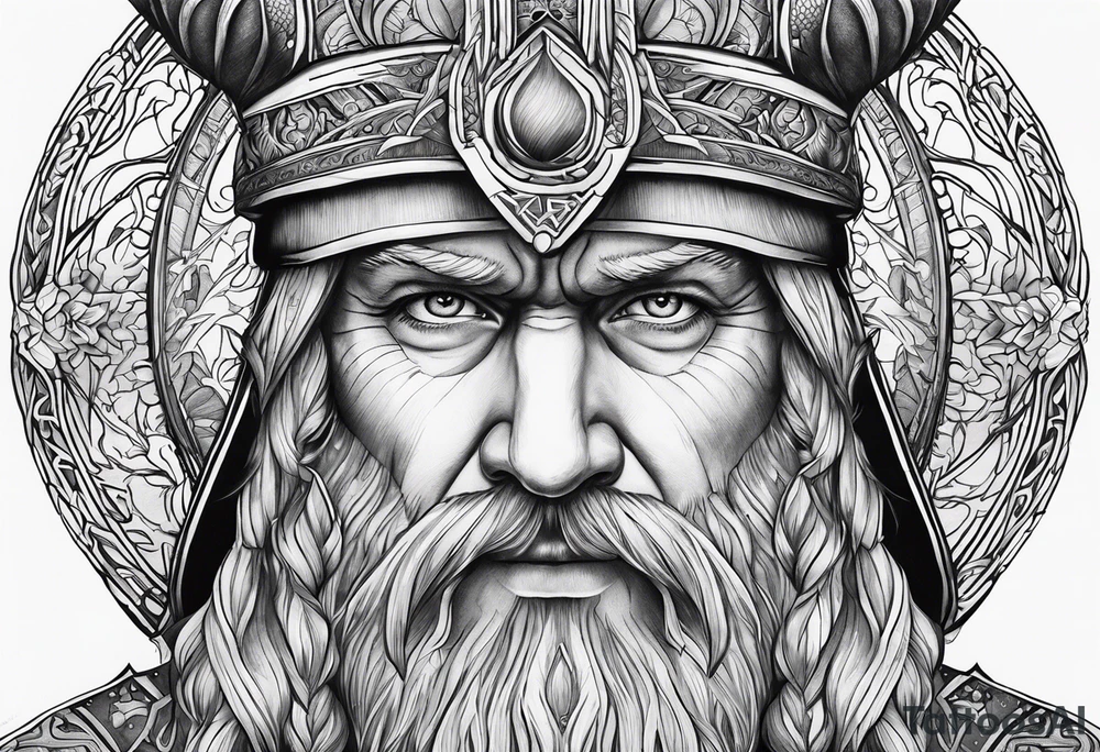 iskandinav, odin tattoo idea