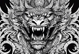 monster, tattoo idea