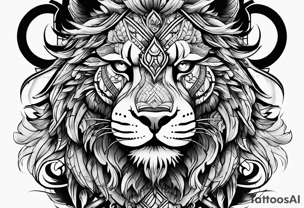 a symbol of firmness of spirit, strength and stability tattoo idea