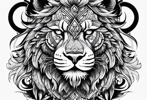 a symbol of firmness of spirit, strength and stability tattoo idea