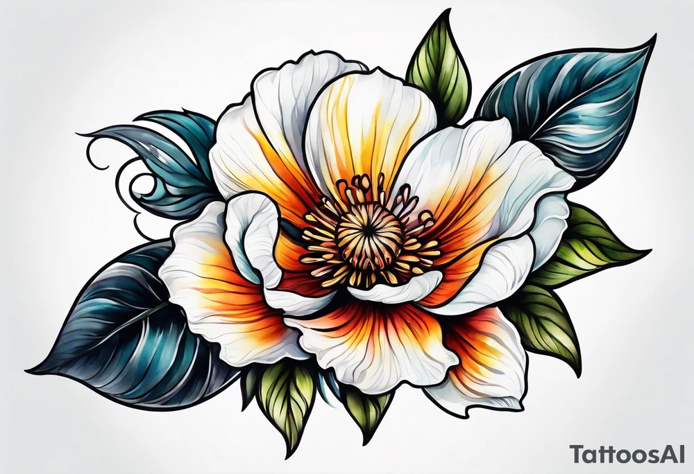 Flower tattoo idea