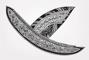 Khukuri with snake wrapped tattoo idea