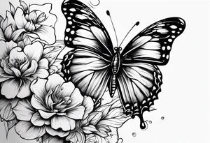 butterfly’s flying up my arm with some clouds and maybe some roman numerals tattoo idea