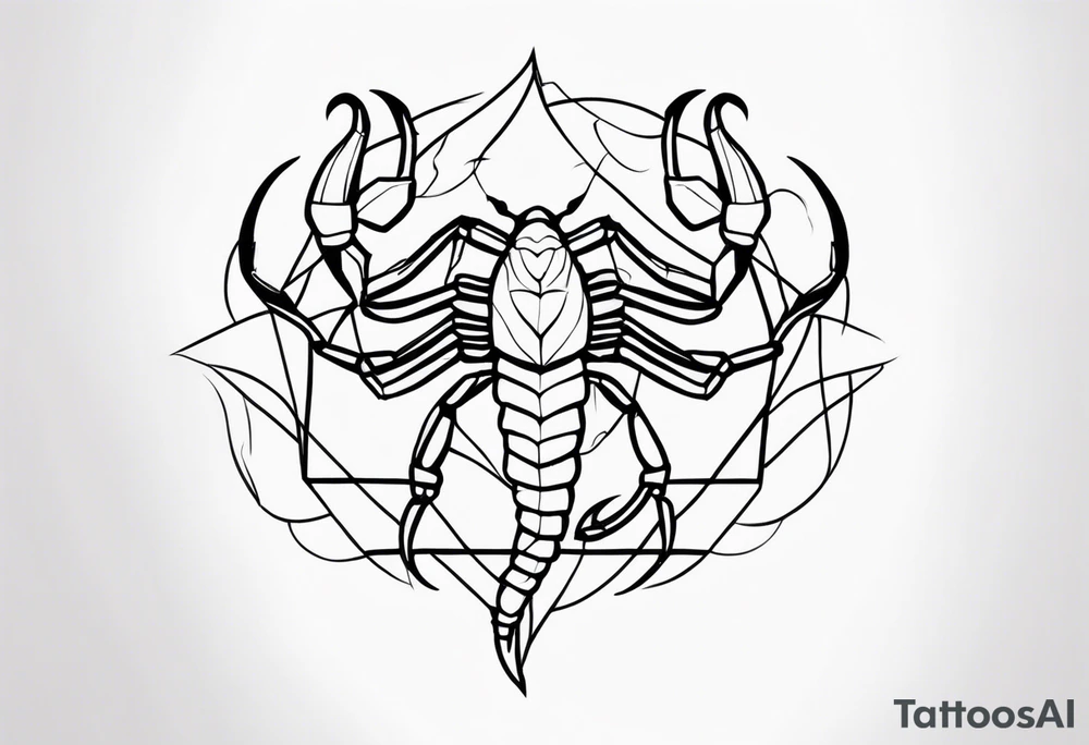 Scorpio tattoo idea